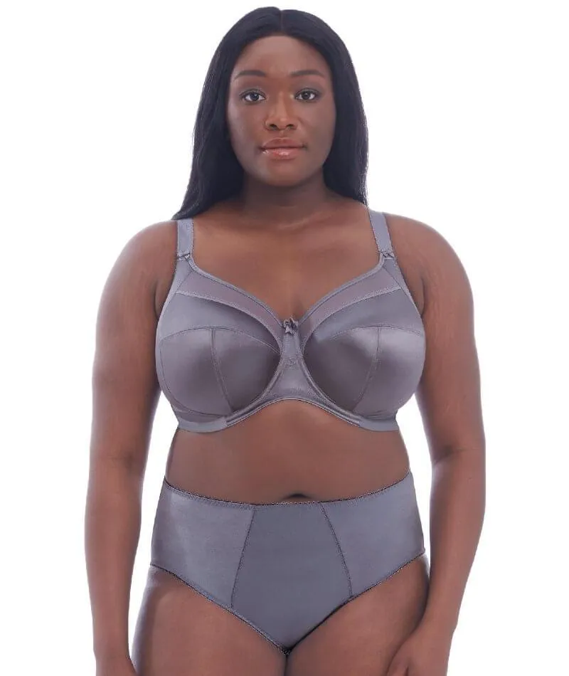 Goddess Keira Underwired Banded Bra - Blue Granite