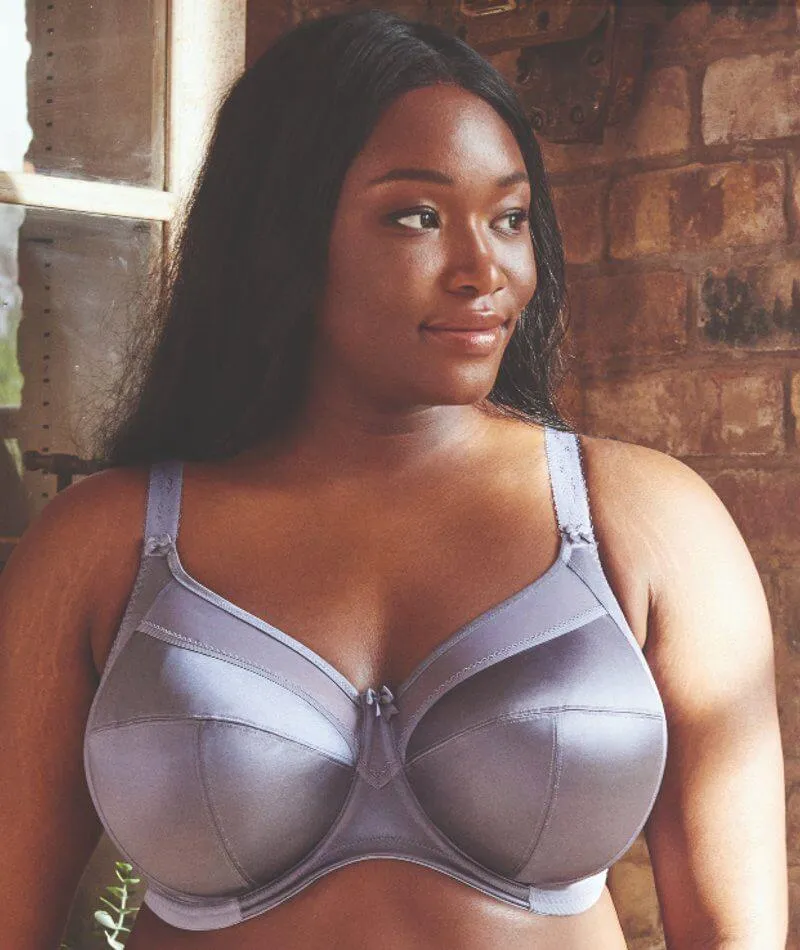 Goddess Keira Underwired Banded Bra - Blue Granite