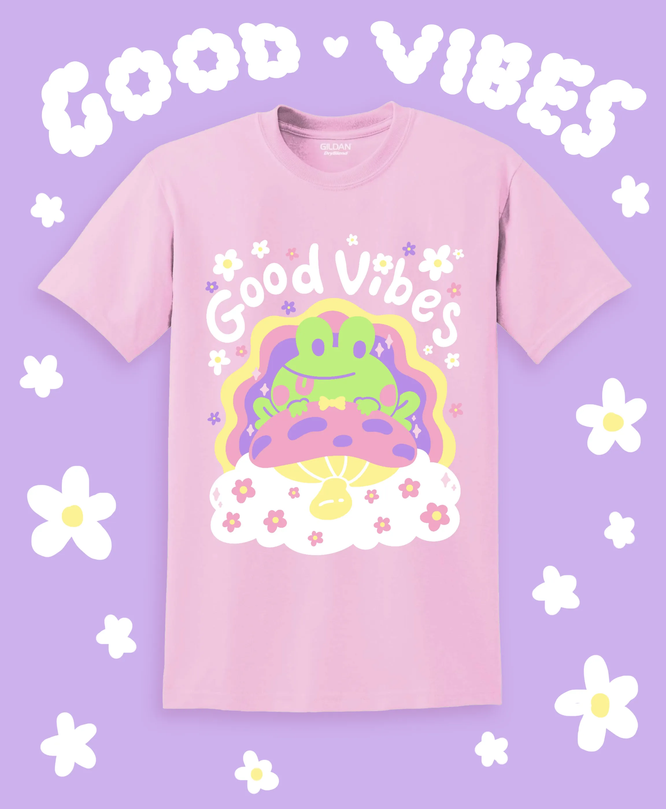 Good Vibes Frog T-Shirt