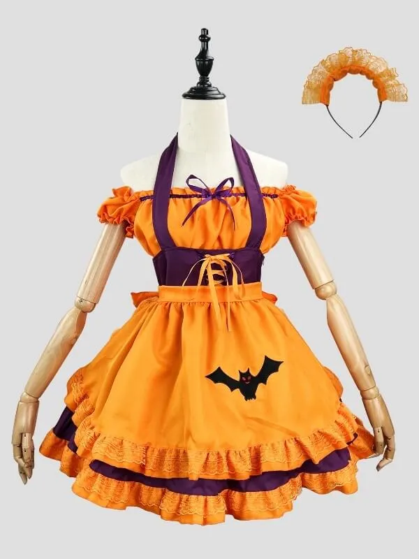 Halloween witch maid dress