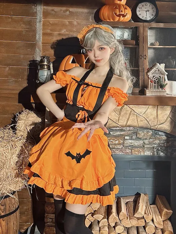 Halloween witch maid dress