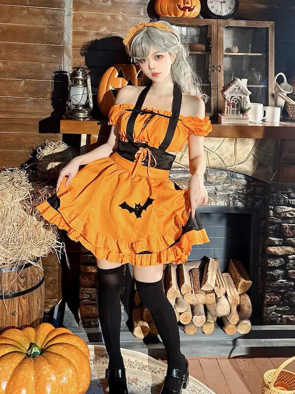 Halloween witch maid dress
