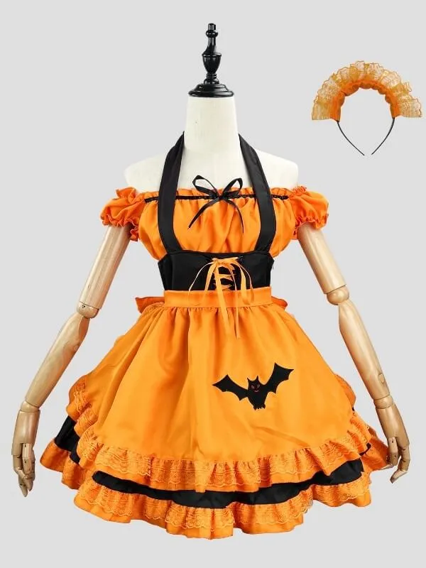 Halloween witch maid dress