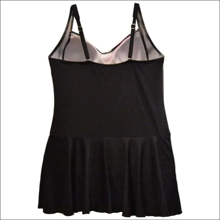 Heat Women’s Plus Size Shirred Swimsuit Swimdress 18W 20W 22W 24W