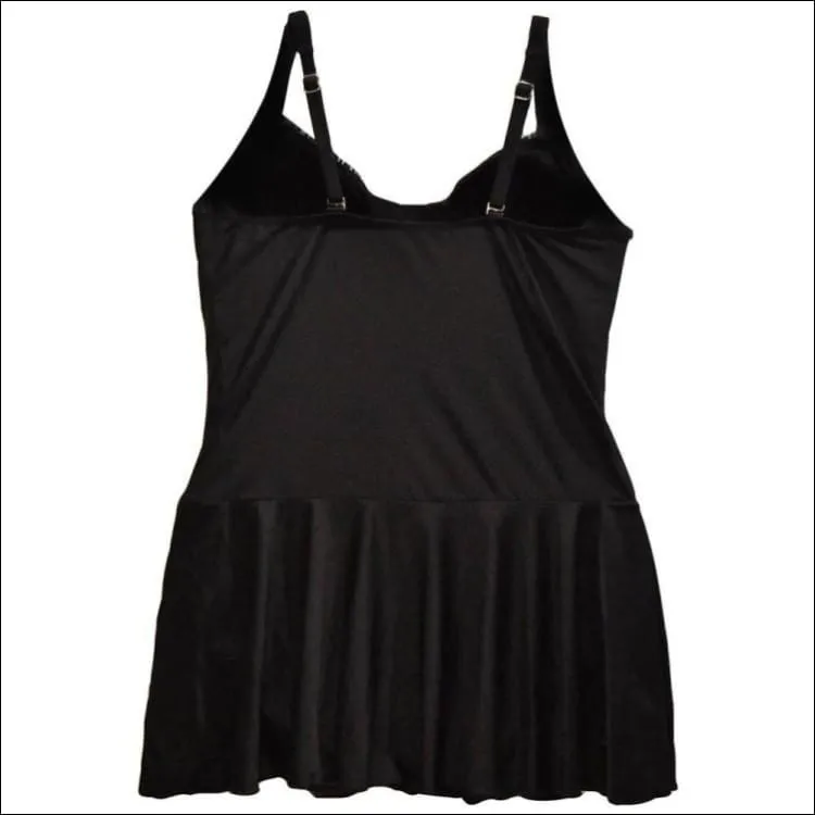 Heat Women’s Plus Size Shirred Swimsuit Swimdress 18W 20W 22W 24W