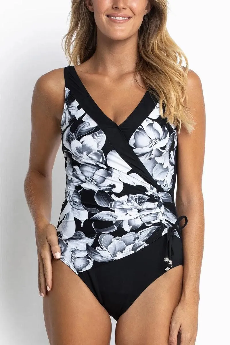 Jantzen JA84363 Lili Gathered Surplice One Piece