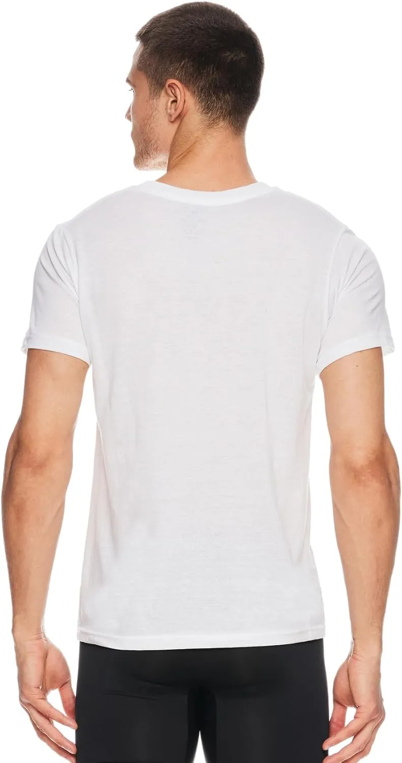 JOE BOXER Mens T-Shirts Pack of 4 - Crew Neck Undershirts for Men Pack of 4 - Mens White T Shirts