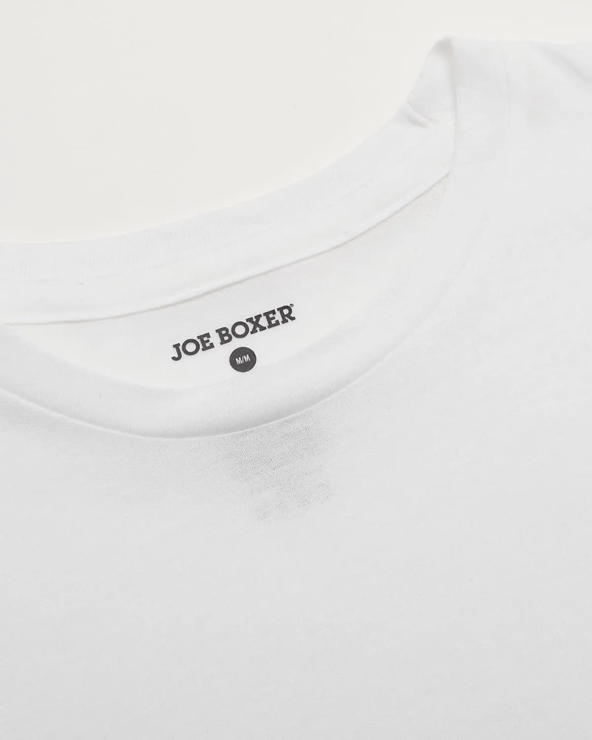 JOE BOXER Mens T-Shirts Pack of 4 - Crew Neck Undershirts for Men Pack of 4 - Mens White T Shirts