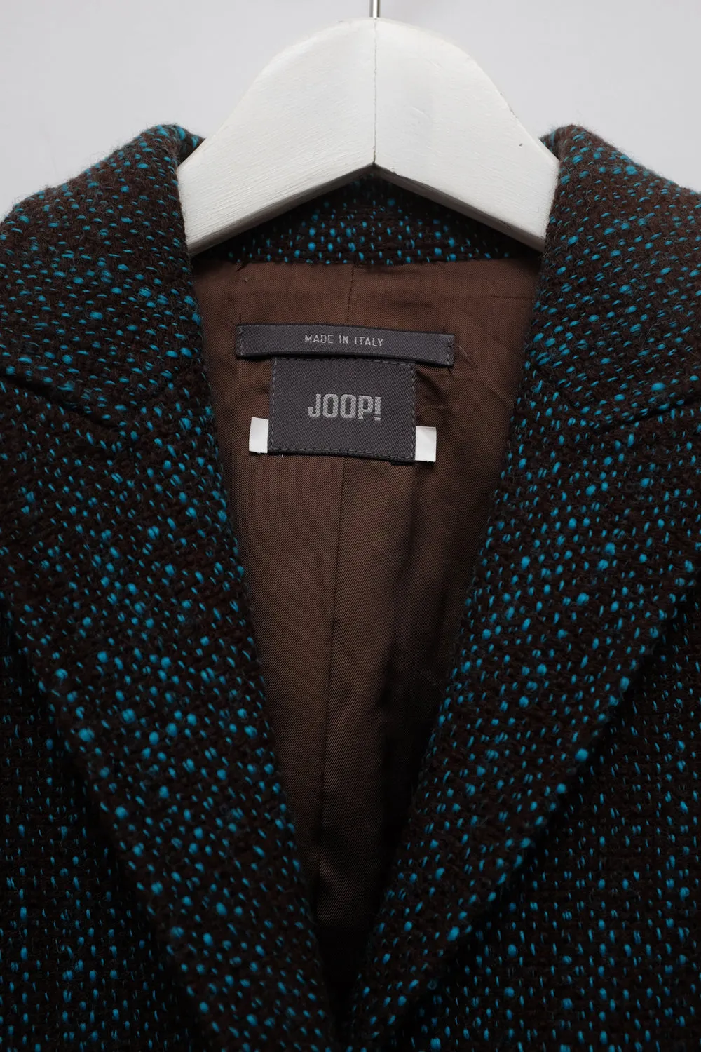 JOOP BROWN BLUE PURE WOOL VINTAGE BLAZER