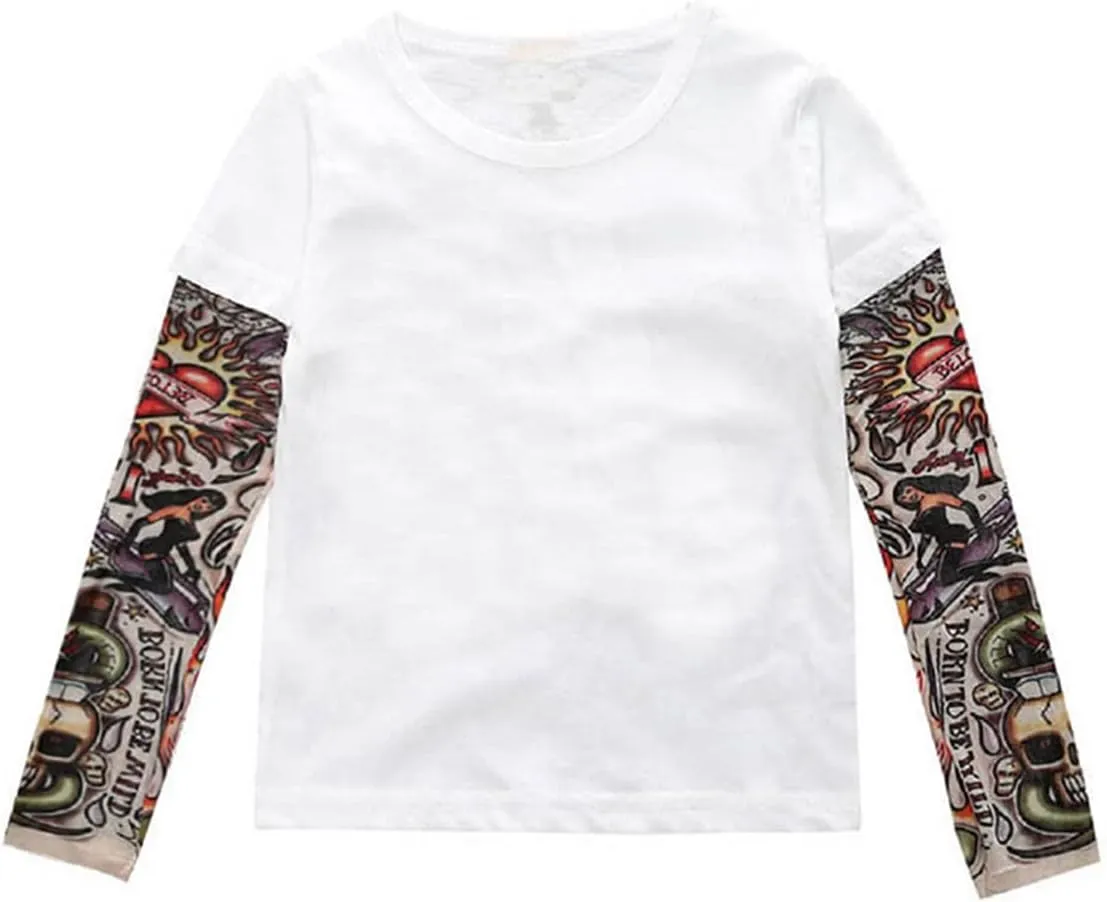 Kids Toddler boy Tattoo Sleeve T-Shirts