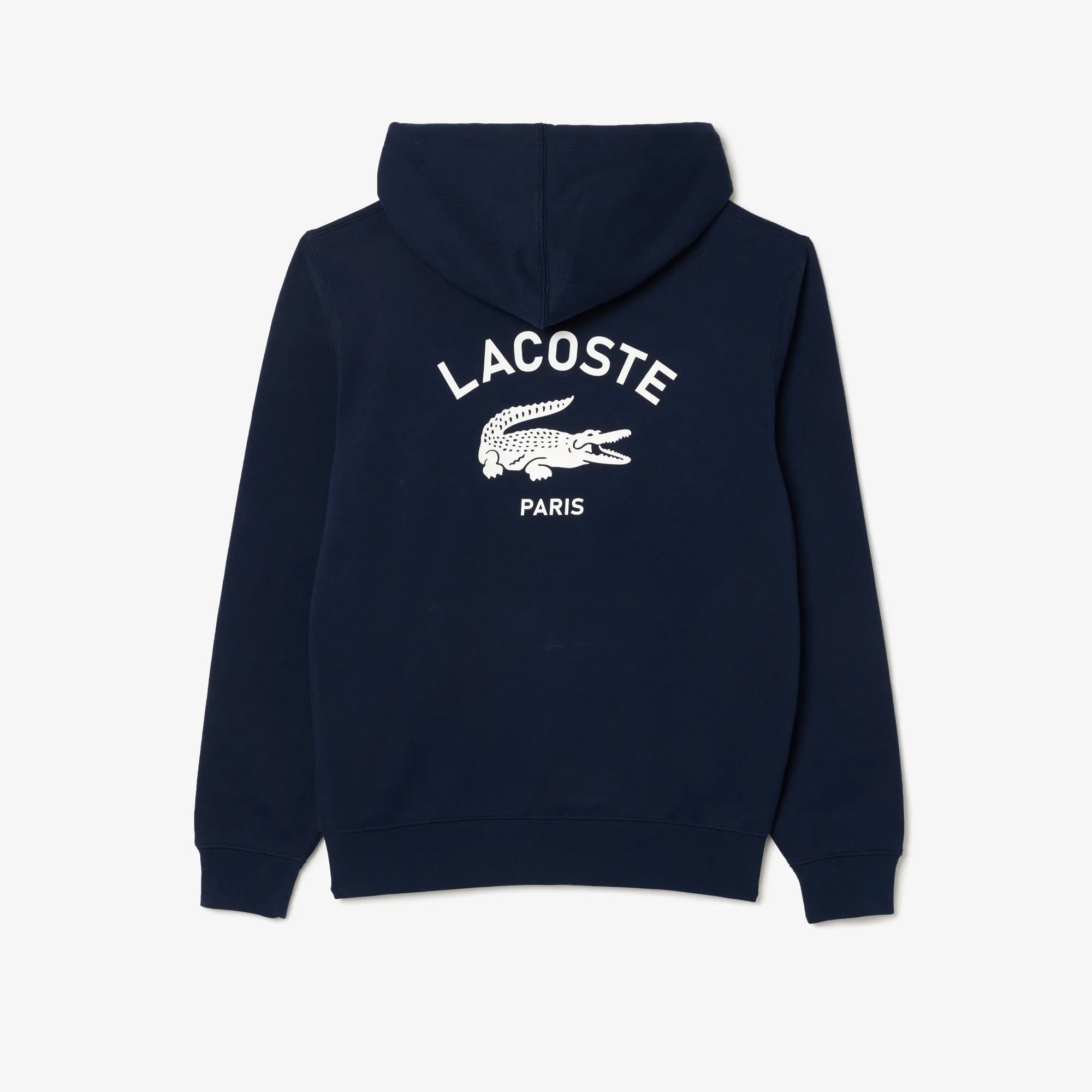 Lacoste Print Hoodie Navy Blue SH2740 166