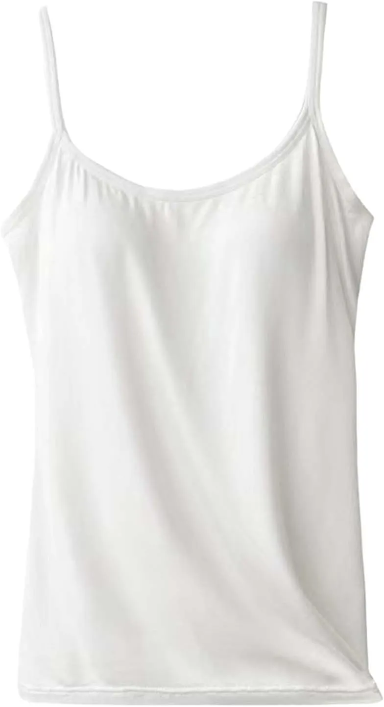 LCMTWX Built In Bra Tank Tops For Women Camisole With Frame Bra Undershirt Shelf Bra Tank Tops For Women Tank Top Women