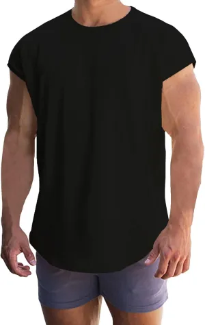 LCMTWX Mens Tank Top Tank Tops 2024 Fit Plus Size Muscle V Neck Sleeveless Tank Hipster Tank Top T-Shirts For Men Mens Tank