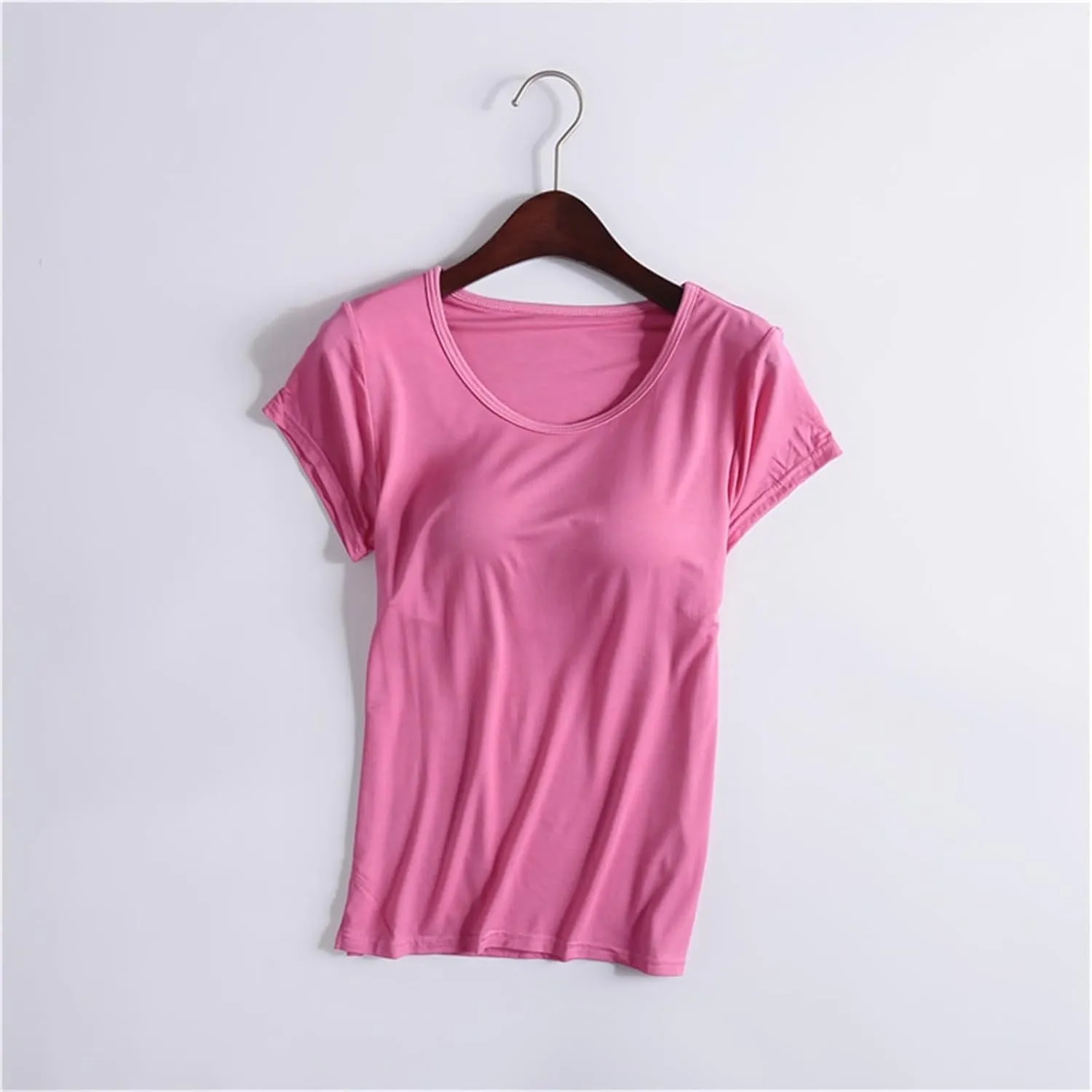 LCMTWX Womens Tank Tops Thread With Chest Pad Without Wearing Bra One Tank Top Built In Bra Tops For Women Cropped Tank