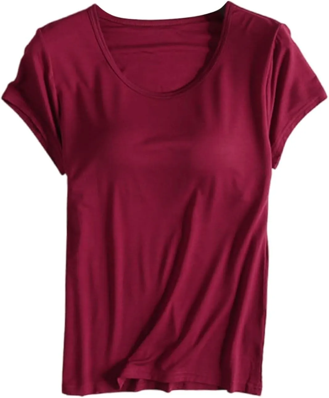 LCMTWX Womens Tank Tops Thread With Chest Pad Without Wearing Bra One Tank Top Built In Bra Tops For Women Cropped Tank