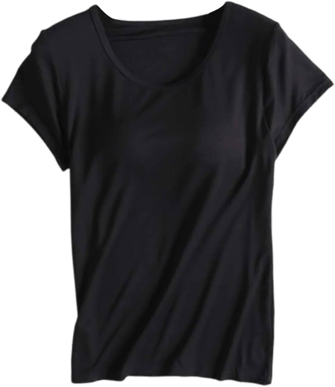 LCMTWX Womens Tank Tops Thread With Chest Pad Without Wearing Bra One Tank Top Built In Bra Tops For Women Cropped Tank