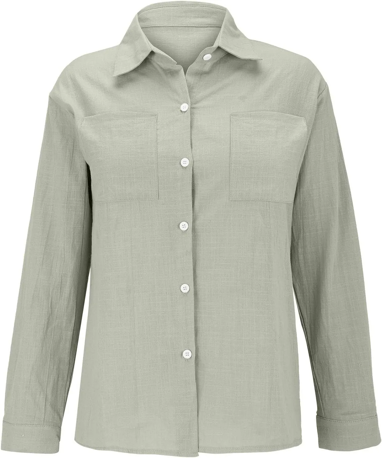 Linen Cotton Womens Short Sleeve Shirts Casual Long Sleeve Solid Color Cute Summer Sleeveless Cropped Cotton Linen Tops