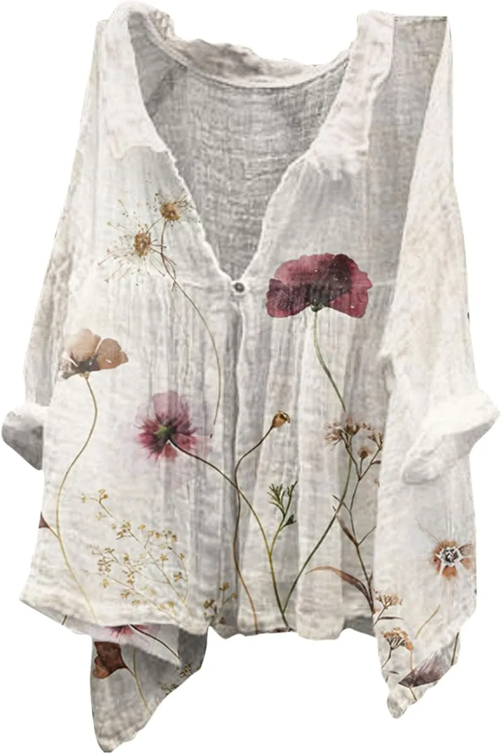 Linen Shirts for Women Womens Linen Tops Shirt Summer Loose Hooded Top Cotton for Blouse Black Button Down