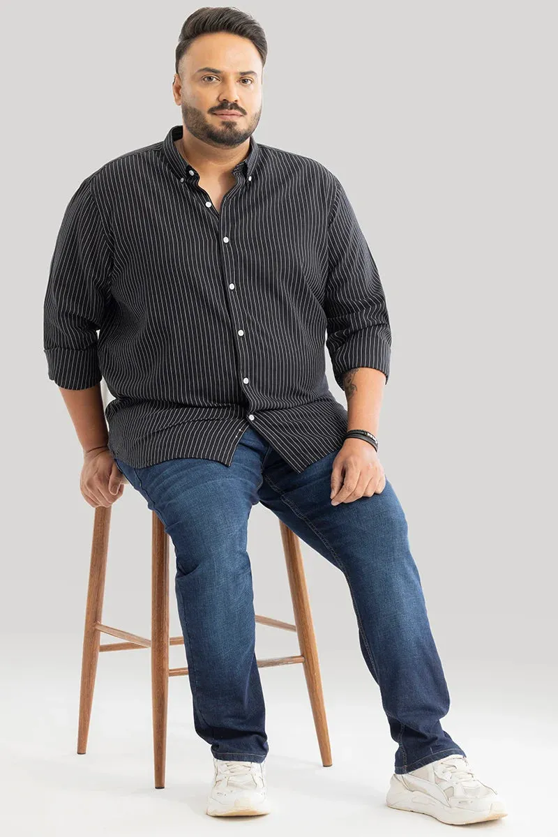 Lining Black Stripes Plus Size Shirts