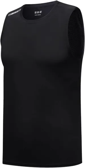 Litetao Mens Compression Tank Top Quick Drying Workout Sleeveless Gym Muscle Bodybuilding Shirts Casual Summer Beach Shirt