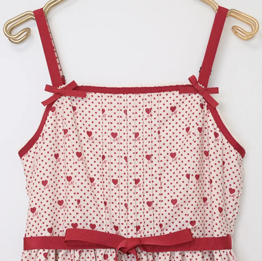 Little Dot Heart Jumperskirt Dress