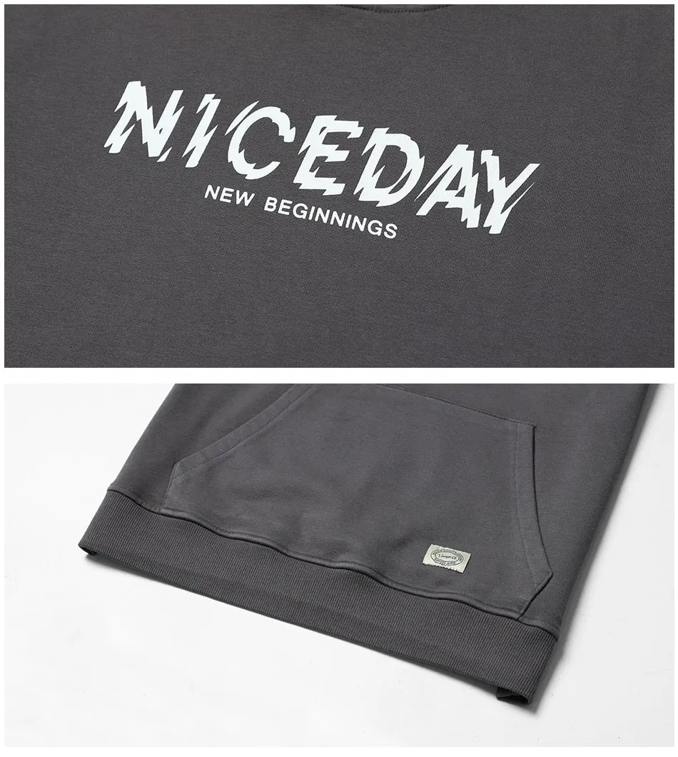 Men's Autumn Casual Letter Printed Hoodie | Men's Clothing