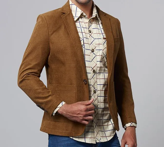 Men's Autumn Single-Breasted Suit Blazer