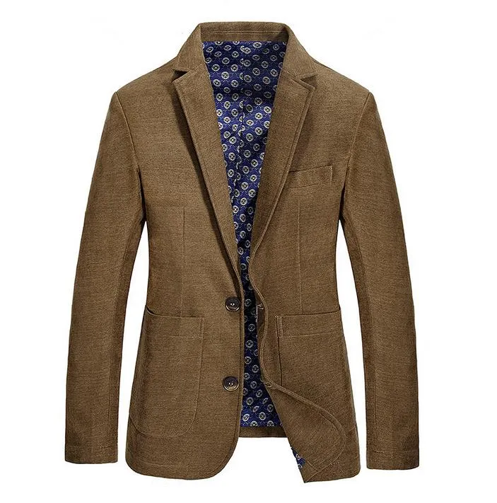 Men's Autumn Single-Breasted Suit Blazer