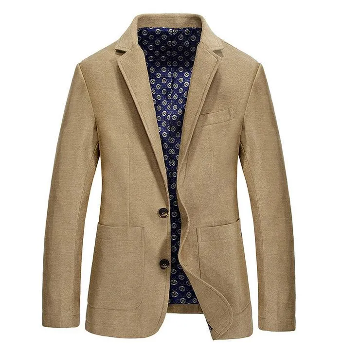 Men's Autumn Single-Breasted Suit Blazer