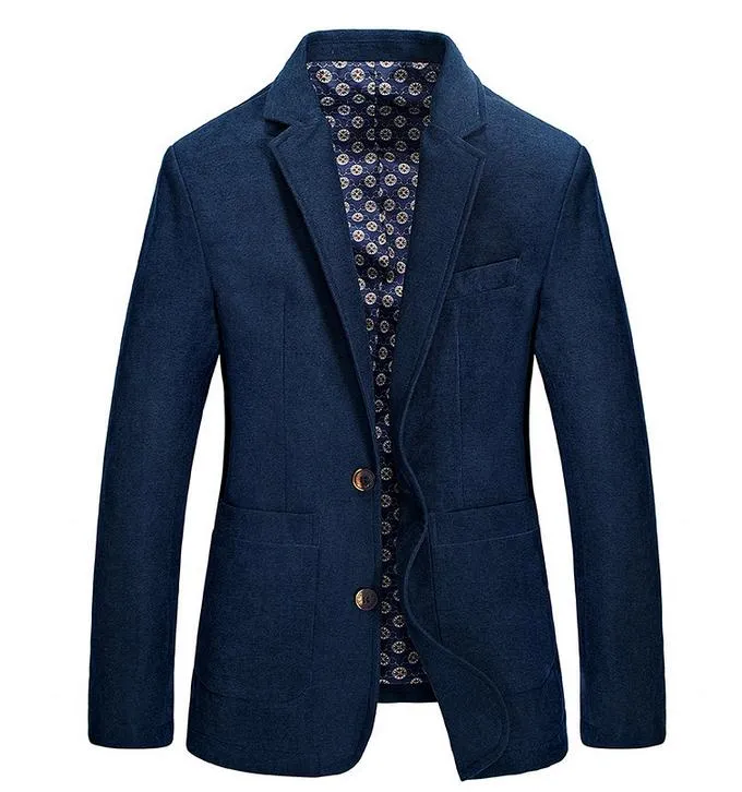 Men's Autumn Single-Breasted Suit Blazer
