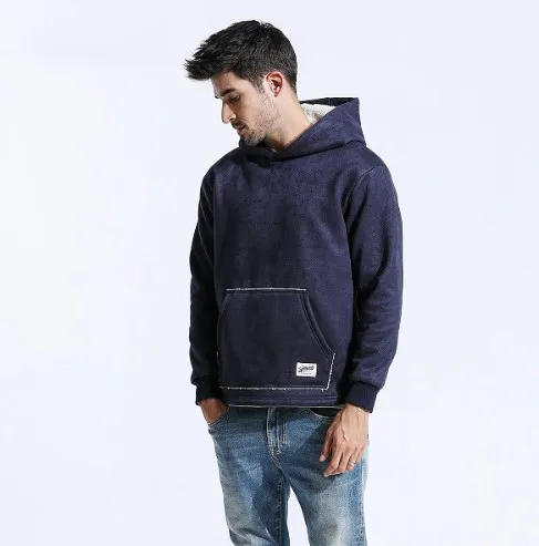 Men's Autumn Slim Fit Fleece Hoodie | Men's Hooded Sweatshirt