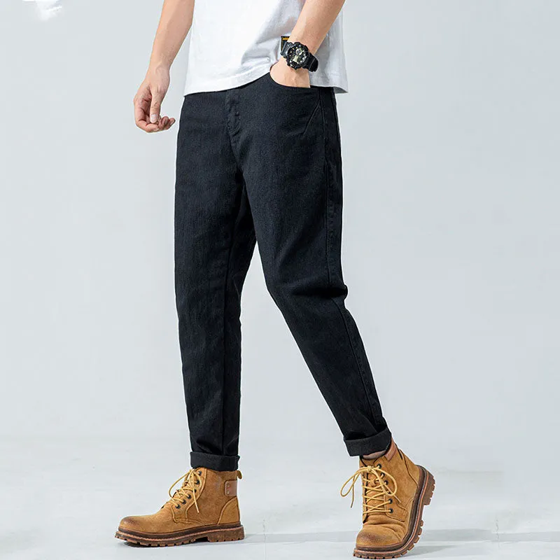 Men's Casual Slim Fit Stretch  Plus Size Harem Pants