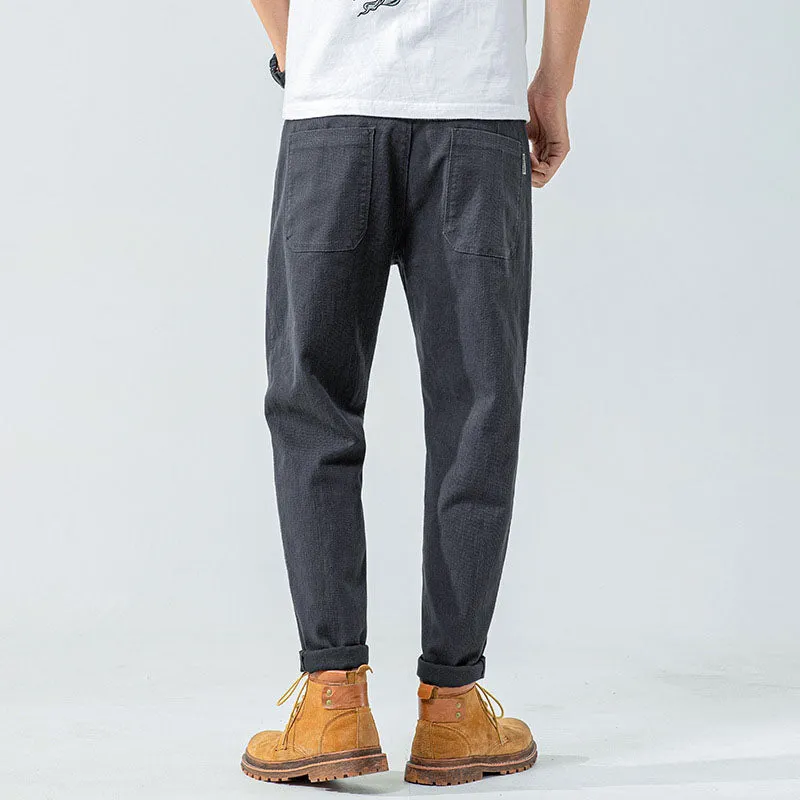Men's Casual Slim Fit Stretch  Plus Size Harem Pants