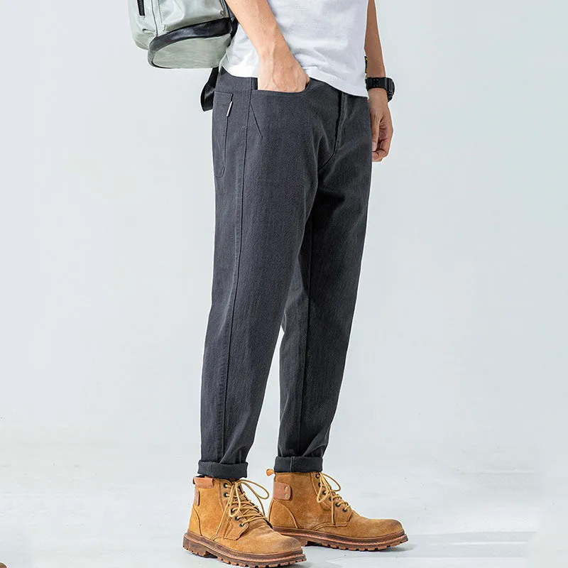 Men's Casual Slim Fit Stretch  Plus Size Harem Pants