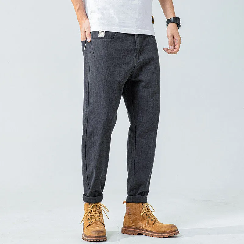 Men's Casual Slim Fit Stretch  Plus Size Harem Pants