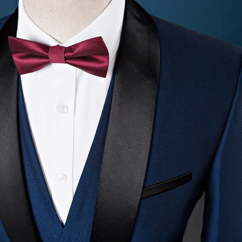 Men's Cotton Three-Pieces Suit