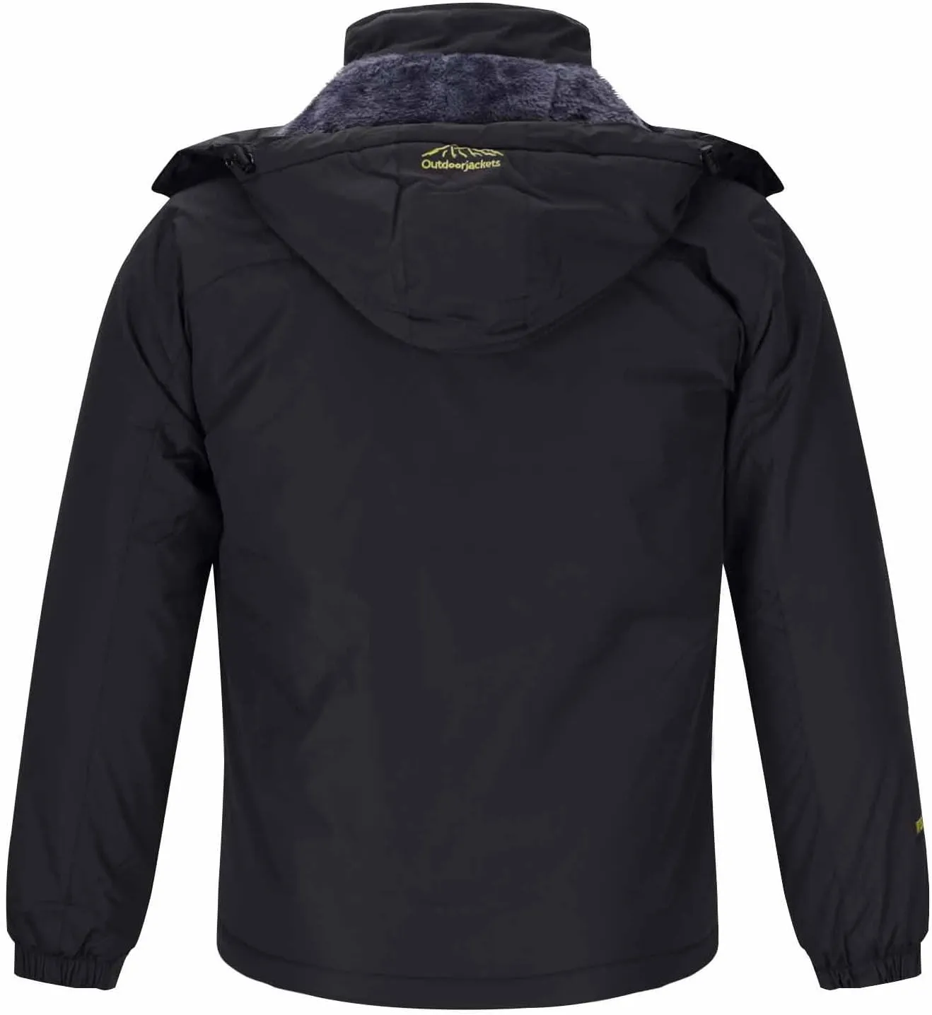 Men's Lightweight Puffer Jacket Outdoor Sports Hooded Water Resistant Puffy Winter Down Jackets for Snow Ski Travel