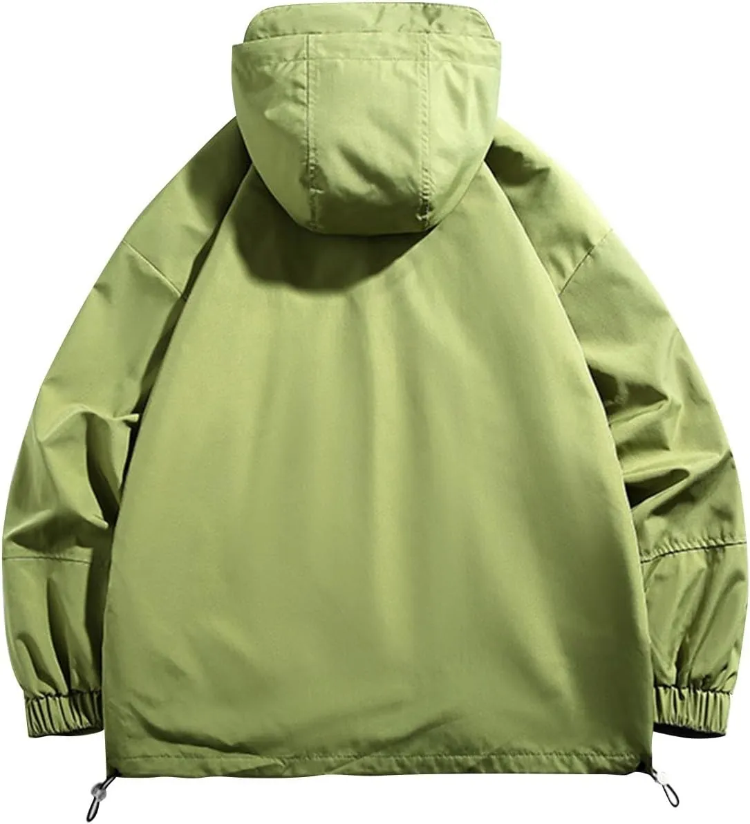 Mens Rain Jacket Work Waterproof Big and Tall Lightweight for Fishing Golf Hiking Outdoor Outerwear Outerwear