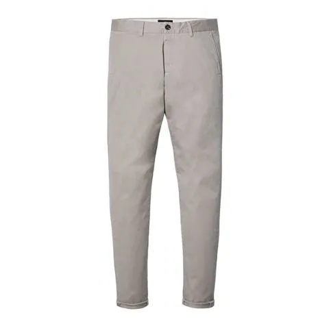 Men's Spring/Autumn Cotton Slim Chinos Trousers