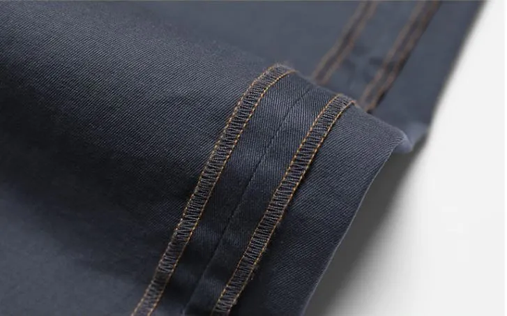 Men's Spring/Autumn Cotton Slim Chinos Trousers