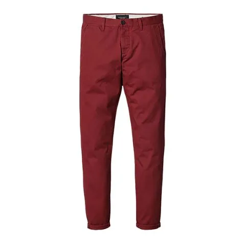 Men's Spring/Autumn Cotton Slim Chinos Trousers