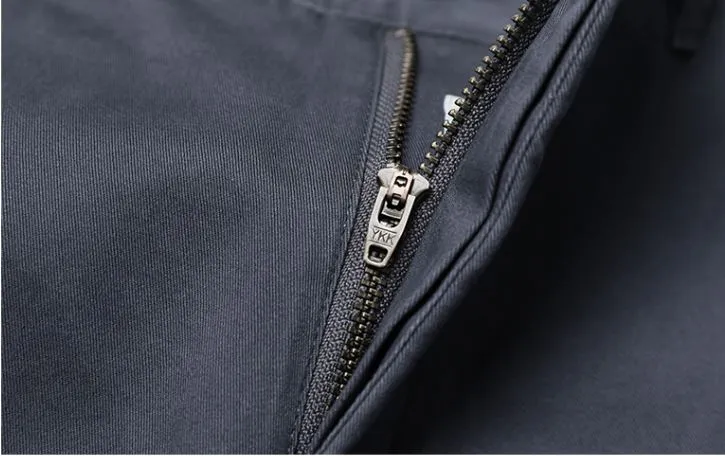 Men's Spring/Autumn Cotton Slim Chinos Trousers