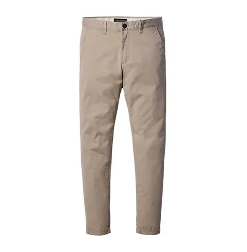 Men's Spring/Autumn Cotton Slim Chinos Trousers