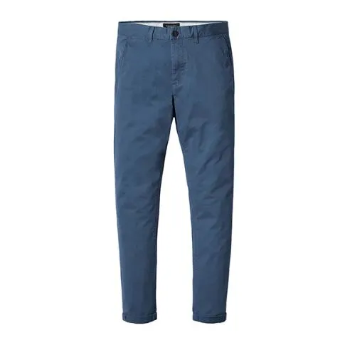 Men's Spring/Autumn Cotton Slim Chinos Trousers