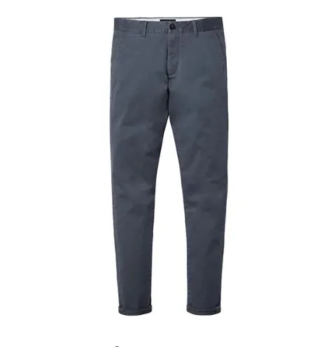 Men's Spring/Autumn Cotton Slim Chinos Trousers