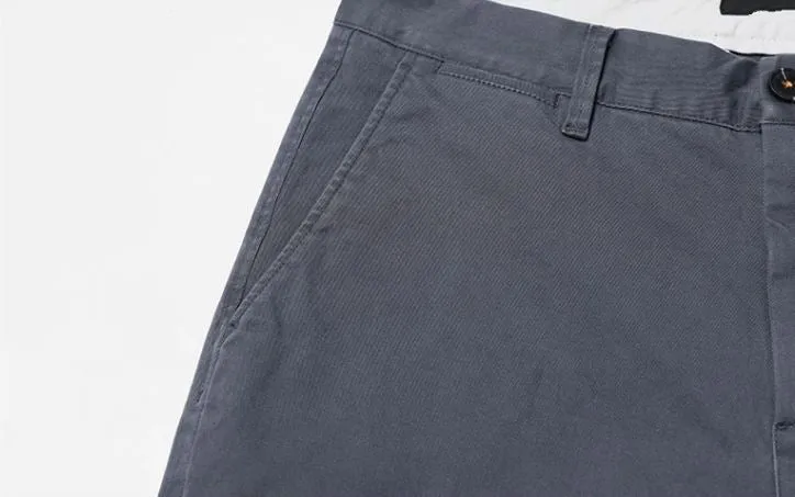 Men's Spring/Autumn Cotton Slim Chinos Trousers
