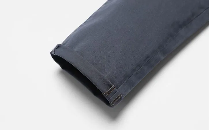 Men's Spring/Autumn Cotton Slim Chinos Trousers
