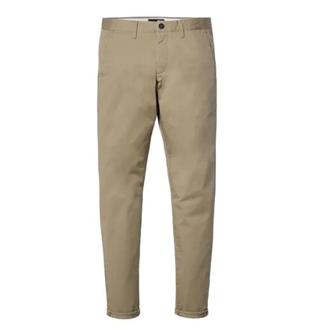 Men's Spring/Autumn Cotton Slim Chinos Trousers