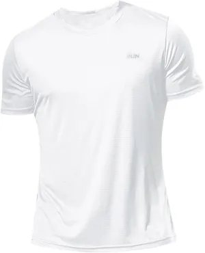 Men's Summer Ice Silk Tops Short Sleeve 2025 Workout Loose Fit Tee Shirts Trendy Plus Size Casual Cute Loose Fitting