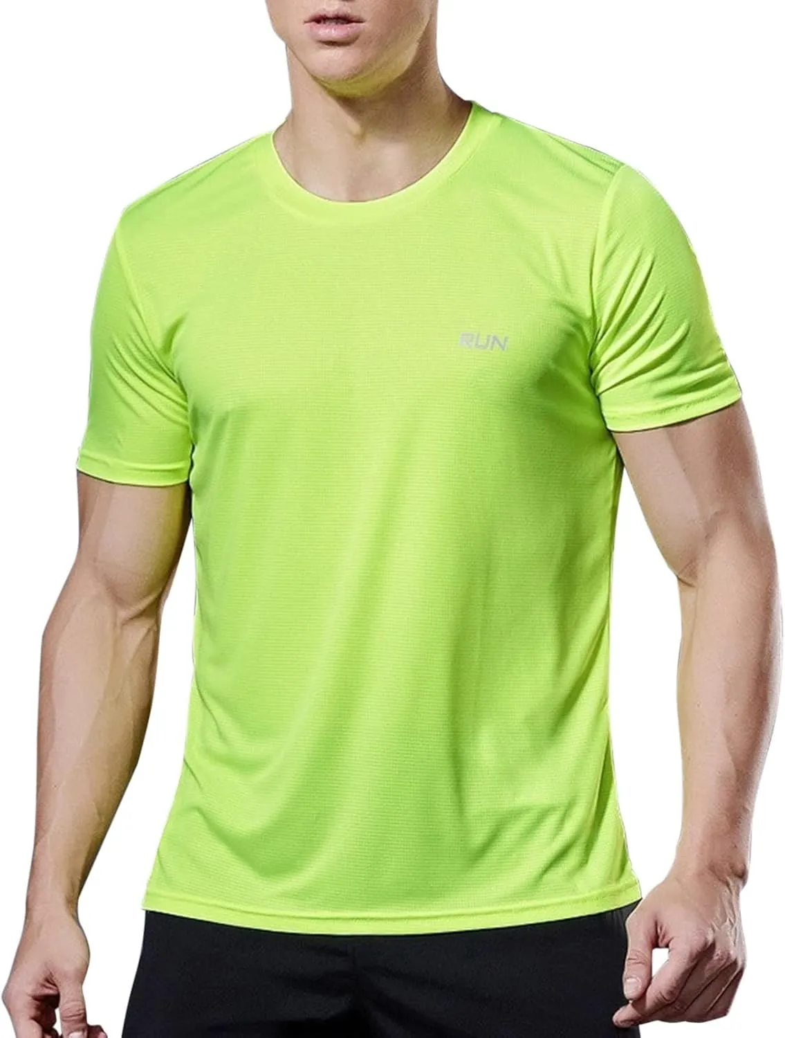Men's Summer Ice Silk Tops Short Sleeve 2025 Workout Loose Fit Tee Shirts Trendy Plus Size Casual Cute Loose Fitting